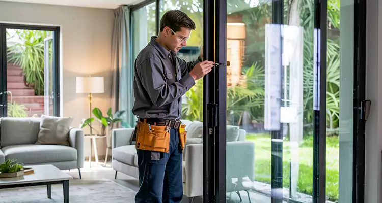 Sliding Door Jamb Lock Repair in West Little River, FL