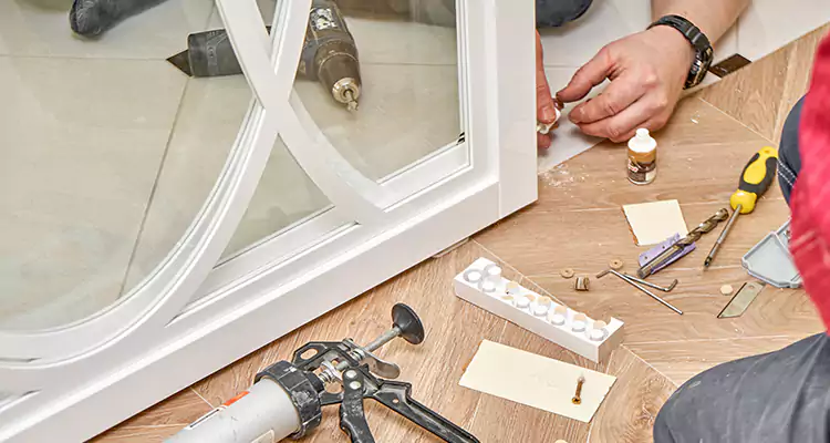 Interior Patio Door Casing Repair in West Little River, FL
